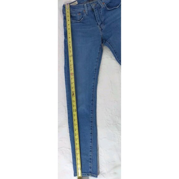 Levi Premium Big E Lot Skinny Taper Blue Jeans W 28 L30 mens - Picture 12 of 16